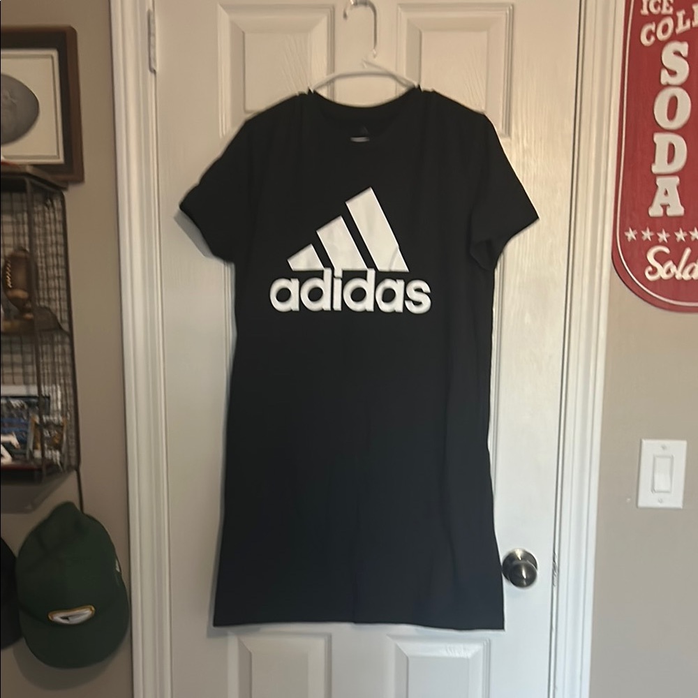 Adidas Black T-Shirt Dress